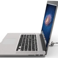 Compulocks Blade Universal Lock Slot Adapter with Keyed Cable Lock Black, MacBook, iPad, Chrome-book, Black, Key, 174 mm, 41 mm, 8 mm