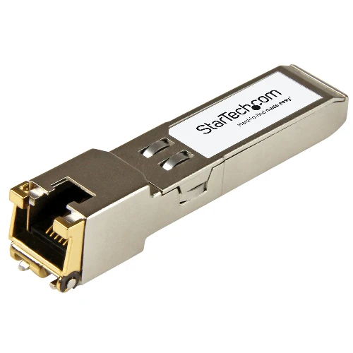 StarTech.com Arista Networks SFP-1G-T Compatible SFP Module - 1000BASE-T - SFP to RJ45 Cat6/Cat5e - 1GE Gigabit Ethernet SFP - RJ-45 100m, Copper, 1250 Mbit/s, SFP, 100 m, Fast Ethernet, Gigabit Ethernet, Full