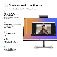 HP Series 5 Pro 23.8 inch FHD USB-C Conferencing Monitor - 524pm, 60.5 cm (23.8