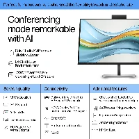 HP Series 5 Pro 27 inch QHD USB-C Conferencing Monitor - 527pm, 68.6 cm (27