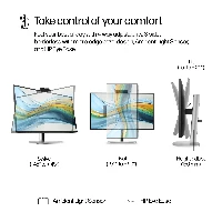 HP Series 5 Pro 27 inch QHD USB-C Conferencing Monitor - 527pm, 68.6 cm (27