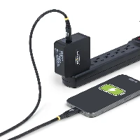 StarTech.com 3m (10ft) USB-C Charging Cable, 240W (5A) PD EPR, Dual-Layer Silicone/Braided Jacket, USB 2.0 Laptop Charger Cable, USB-IF Certified, Rugged USB-C Charging Cord, USB C, USB C, USB 2.0, 0.48 Gbit/s, Black