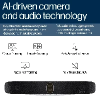 POLY Studio X72 All-In-One Video Bar No Power Cord TAA