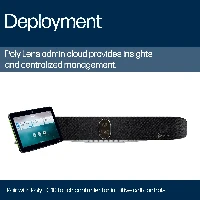 POLY Studio X72 All-In-One Video Bar No Radio or Power Cord TAA