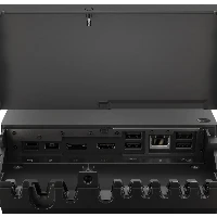 Lenovo ThinkSmart SmartDock, Wired, USB 3.2 Gen 2 (3.1 Gen 2) Type-C, 100,1000 Mbit/s, Black, 3840 x 2160 pixels, 60 Hz