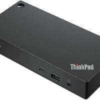 Lenovo ThinkSmart SmartDock, Wired, USB 3.2 Gen 2 (3.1 Gen 2) Type-C, 100,1000 Mbit/s, Black, 3840 x 2160 pixels, 60 Hz