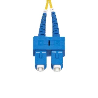 StarTech.com 3m (9.8ft) SC to SC (UPC) OS2 Single Mode Duplex Fiber Optic Cable, 9/125m, 40G/100G Zipcord, Bend Insensitive, Low Insertion Loss - LSZH Fiber Jumper Cord, 3 m, SC/UPC, OS2, SC, SC