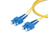 StarTech.com 3m (9.8ft) SC to SC (UPC) OS2 Single Mode Duplex Fiber Optic Cable, 9/125m, 40G/100G Zipcord, Bend Insensitive, Low Insertion Loss - LSZH Fiber Jumper Cord, 3 m, SC/UPC, OS2, SC, SC