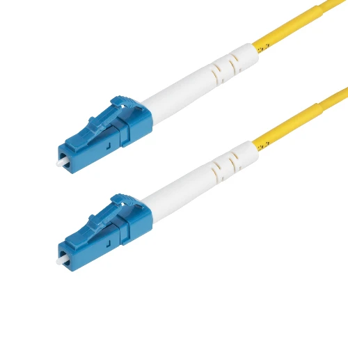 StarTech.com 10m (32.8ft) LC to LC (UPC) OS2 Single Mode Simplex Fiber Optic Cable, 9/125m, 40G/100G, Bend Insensitive, Low Insertion Loss, LSZH Fiber Jumper Cord, 10 m, LC/UPC, OS2, LC, LC