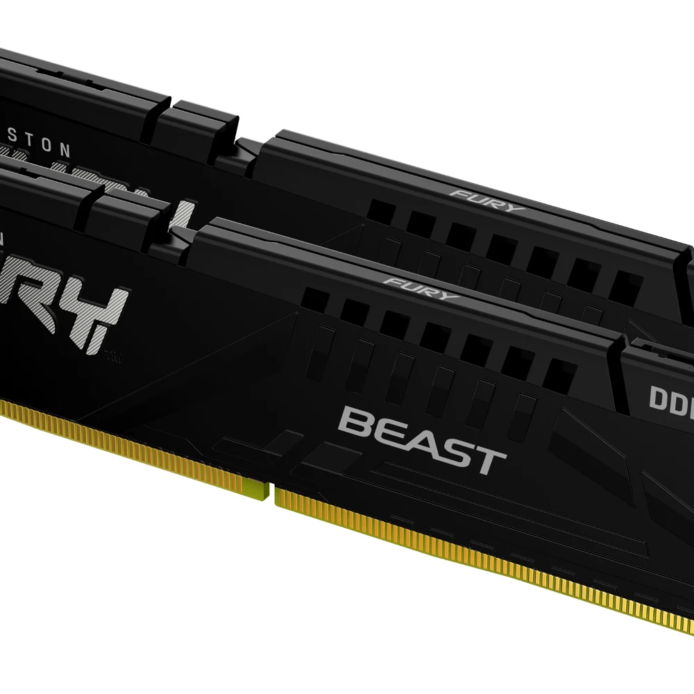 Kingston Technology FURY Beast 64GB 6400MT/s DDR5 CL32 DIMM (Kit of 2) Black EXPO, 64 GB, 2 x 32 GB, DDR5, 288-pin DIMM, Black