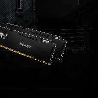 Kingston Technology FURY Beast 64GB 6400MT/s DDR5 CL32 DIMM (Kit of 2) Black EXPO, 64 GB, 2 x 32 GB, DDR5, 288-pin DIMM, Black