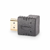 StarTech.com Down Angle HDMI 2.0 Adapter, Male to Female, Vertical 90-Degree Angled HDMI Port Saver, 4K 60Hz, High Speed HDMI Connector Extension, M/F, HDMI, HDMI, Black