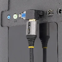 StarTech.com Down Angle HDMI 2.0 Adapter, Male to Female, Vertical 90-Degree Angled HDMI Port Saver, 4K 60Hz, High Speed HDMI Connector Extension, M/F, HDMI, HDMI, Black