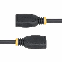 StarTech.com 6.6ft (2m) HDMI 2.0 Extension Cable, High Speed HDMI Port Saver Cable, 4K 60Hz, HDMI Male to Female Extension Adapter Cord, HDMI Extension Cable, M/F, 2 m, HDMI Type A (Standard), HDMI Type A (Standard), Audio Return Channel (ARC), Black