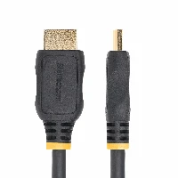 StarTech.com 18in (0.5m) HDMI 2.0 Extension Cable, High Speed HDMI Port Saver Cable, 4K 60Hz, HDMI Male to Female Extension Adapter Cord, HDMI Extension Cable, M/F, 0.5 m, HDMI Type A (Standard), HDMI Type A (Standard), Audio Return Channel (ARC), Black