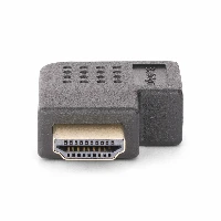 StarTech.com Right Angle HDMI 2.0 Adapter, Male to Female, Horizontal 90-Degree Angled HDMI Port Saver, 4K 60Hz, High Speed HDMI Connector Extension, M/F, HDMI, HDMI, Black