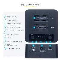 StarTech.com 11 M.2 NVMe Drive Duplicator, Standalone M.2 SSD Cloner/Copier up to 90GBpm, USB 3.2 20Gbps M.2 Dual-Bay Drive Dock, USB-C/A Cables Included, HDD/SSD duplicator, 1 copies, USB 3.2 Gen 2 (3.1 Gen 2), Black, Plastic, USB Type-C