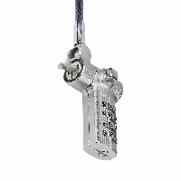 StarTech.com 25-Pack Universal Laptop Lock 6.6ft (2m), Serialized Security Cable for Notebook, Compatible With Noble Wedge/Nano/K-Slot, Keyless Combination Cable, 2 m, Kensington, Nano, Noble, Combination lock, Plastic, Steel, Black, Silver