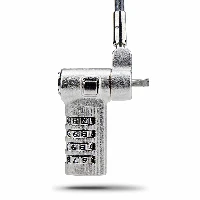 StarTech.com 25-Pack Universal Laptop Lock 6.6ft (2m), Serialized Security Cable for Notebook, Compatible With Noble Wedge/Nano/K-Slot, Keyless Combination Cable, 2 m, Kensington, Nano, Noble, Combination lock, Plastic, Steel, Black, Silver