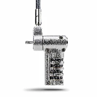 StarTech.com 25-Pack Universal Laptop Lock 6.6ft (2m), Serialized Security Cable for Notebook, Compatible With Noble Wedge/Nano/K-Slot, Keyless Combination Cable, 2 m, Kensington, Nano, Noble, Combination lock, Plastic, Steel, Black, Silver