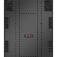 APC Netshelter SX Gen2 AR3350B2 - 42U, 1991h x 750w x 1200d mm, with side panels, black, Freestanding rack, 42U, Key lock, Adjustable feet, 157.5 kg, Black
