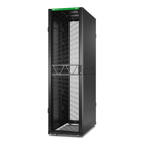 APC NetShelter SX Server Rack Gen 2, 45U, 2124H x 600W x 1200D mm, with Sides, Black, Freestanding rack, 45U, Key lock, Adjustable feet, 137.8 kg, Black