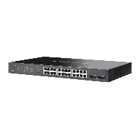 TP-Link Omada 28-Port Gigabit Smart Switch with 16-Port PoE+, Managed, L2/L2+, Gigabit Ethernet (10/100/1000), Power over Ethernet (PoE), Rack mounting