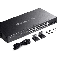TP-Link Omada 28-Port Gigabit Smart Switch with 16-Port PoE+, Managed, L2/L2+, Gigabit Ethernet (10/100/1000), Power over Ethernet (PoE), Rack mounting