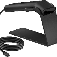 HP Engage 2D G2 Barcode Scanner, Handheld bar code reader, 2D, Wired, USB, Black, USB