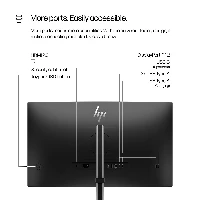 HP Series 5 Pro 27 inch QHD Monitor - 527pq, 68.6 cm (27