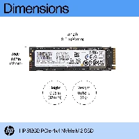 HP 512GB PCIe-4x4 NVMe Solid State Drive