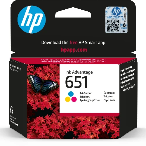 HP 651 Tri-colour Ink Cart