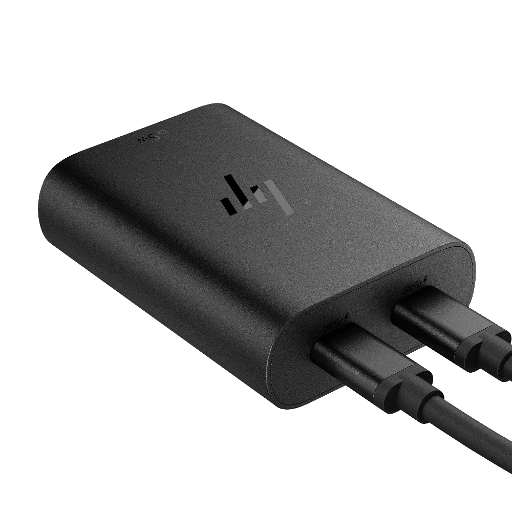 HP 65W Halogen Free LC USB-C AC Adapter, 90 mm, 51 mm, 28.5 mm, 235 g