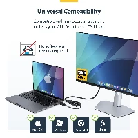 StarTech.com HDMI to VGA Adapter, Active Video Converter For Laptop/Desktop, 1920x1080 (1080p), HDMI Source to VGA Monitor/Display/Projector, Active video converter, Plastic, 0.189 m, 1920 x 1200 pixels, 800 x 600,1024 x 768,1280 x 720,1280 x 800,1600 x 1200,1680 x 1050,1920 x 1080,1920 x 1200, 1080p