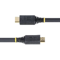 StarTech.com 7m (22.9ft) Premium Certified High Speed HDMI Cable, 4K 60Hz/1440p 144Hz, HDR10/HDCP 2.2/ARC, 18Gbps, UHD HDMI 2.0 Cord for TV/Monitor/Display, TPE Jacket, 7 m, HDMI Type A (Standard), HDMI Type A (Standard), 18 Gbit/s, Audio Return Channel (ARC), Black