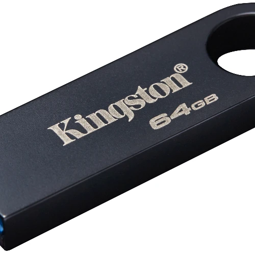 Kingston Technology DataTraveler 64GB SE9 G3 - Dark Nickel, 64 GB, USB Type-A, 3.2 Gen 1 (3.1 Gen 1), 220 MB/s, Capless, Black