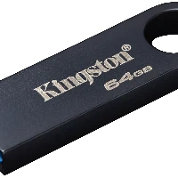Kingston Technology DataTraveler 64GB SE9 G3 - Dark Nickel, 64 GB, USB Type-A, 3.2 Gen 1 (3.1 Gen 1), 220 MB/s, Capless, Black