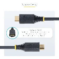 StarTech.com 30cm (1ft) High Speed HDMI Cable, 4K 60Hz/1440p 144Hz, HDR10/HDCP 2.2/ARC, 18Gbps, UHD HDMI 2.0 Cord for TV/Monitor/Display, TPE Jacket, HDMI Type A (Standard), HDMI Type A (Standard), 18 Gbit/s, Audio Return Channel (ARC), Black