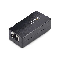 StarTech.com 1-Port Gigabit Network Isolator, Compact In-line RJ45 Ethernet Coupler with 4kV Galvanic Isolation, IP40, DIN Rail Mountable, TAA Compliant, 4 kV, 10,100,1000 Mbit/s, IP40, Black, Plastic, 100 pc(s)