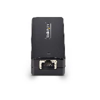 StarTech.com 1-Port Gigabit Network Isolator, Compact In-line RJ45 Ethernet Coupler with 4kV Galvanic Isolation, IP40, DIN Rail Mountable, TAA Compliant, 4 kV, 10,100,1000 Mbit/s, IP40, Black, Plastic, 100 pc(s)