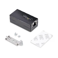 StarTech.com 1-Port Gigabit Network Isolator, Compact In-line RJ45 Ethernet Coupler with 4kV Galvanic Isolation, IP40, DIN Rail Mountable, TAA Compliant, 4 kV, 10,100,1000 Mbit/s, IP40, Black, Plastic, 100 pc(s)