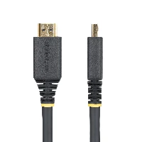 StarTech.com 15ft (4.5m) High Speed HDMI Cable with Gripping Connectors, 4K 60Hz/1440p 144Hz, HDR10/HDCP 2.2/ARC, 18Gbps, UHD HDMI 2.0 Cord for TV/Monitor/Display, TPE Jacket, 4.5 m, HDMI Type A (Standard), HDMI Type A (Standard), 18 Gbit/s, Audio Return Channel (ARC), Black