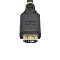 StarTech.com 15ft (4.5m) High Speed HDMI Cable with Gripping Connectors, 4K 60Hz/1440p 144Hz, HDR10/HDCP 2.2/ARC, 18Gbps, UHD HDMI 2.0 Cord for TV/Monitor/Display, TPE Jacket, 4.5 m, HDMI Type A (Standard), HDMI Type A (Standard), 18 Gbit/s, Audio Return Channel (ARC), Black