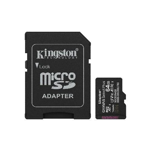 KT 64GB mSDXC Canvas Select+ Adp