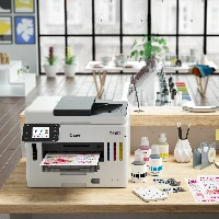 Canon MAXIFY GX 7150, Inkjet, Colour printing, 600 x 1200 DPI, A4, Direct printing, Black, White