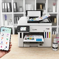 Canon MAXIFY GX 7150, Inkjet, Colour printing, 600 x 1200 DPI, A4, Direct printing, Black, White