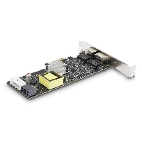 StarTech.com 2-Port 2.5Gbps NBASE-T PoE Network Card, Dual Intel I225-V, 802.3af/at PoE+ Multi-Gigabit NIC, PCI Express Server LAN Card, LP4/8-Pin PCIe-Powered, Internal, Wired, PCI Express, 2500 Mbit/s