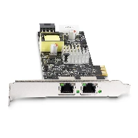 StarTech.com 2-Port 2.5Gbps NBASE-T PoE Network Card, Dual Intel I225-V, 802.3af/at PoE+ Multi-Gigabit NIC, PCI Express Server LAN Card, LP4/8-Pin PCIe-Powered, Internal, Wired, PCI Express, 2500 Mbit/s