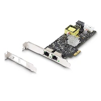 StarTech.com 2-Port 2.5Gbps NBASE-T PoE Network Card, Dual Intel I225-V, 802.3af/at PoE+ Multi-Gigabit NIC, PCI Express Server LAN Card, LP4/8-Pin PCIe-Powered, Internal, Wired, PCI Express, 2500 Mbit/s