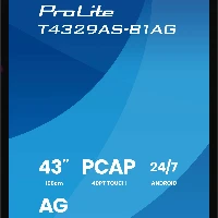 iiyama T4329AS-B1AG, Interactive flat panel, 108 cm (42.5